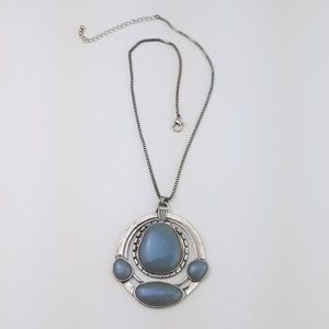 Modern Pendant with Faux Iridescent Stones
